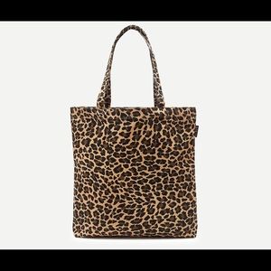 J.Crew Reusable Leopard Tote